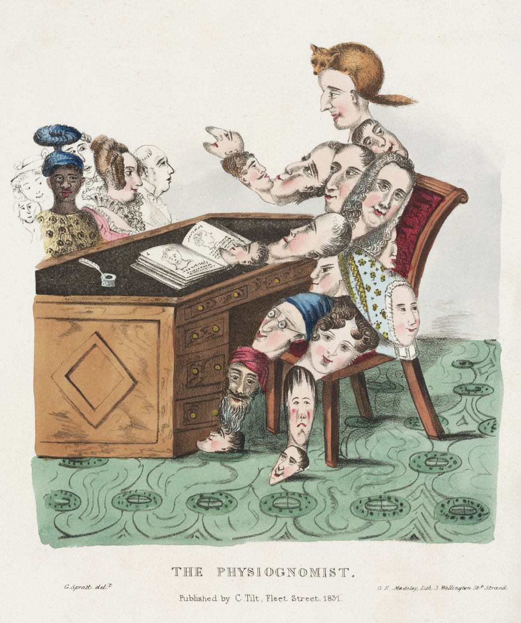 The Physiognomist, 1831 by G. Spratt