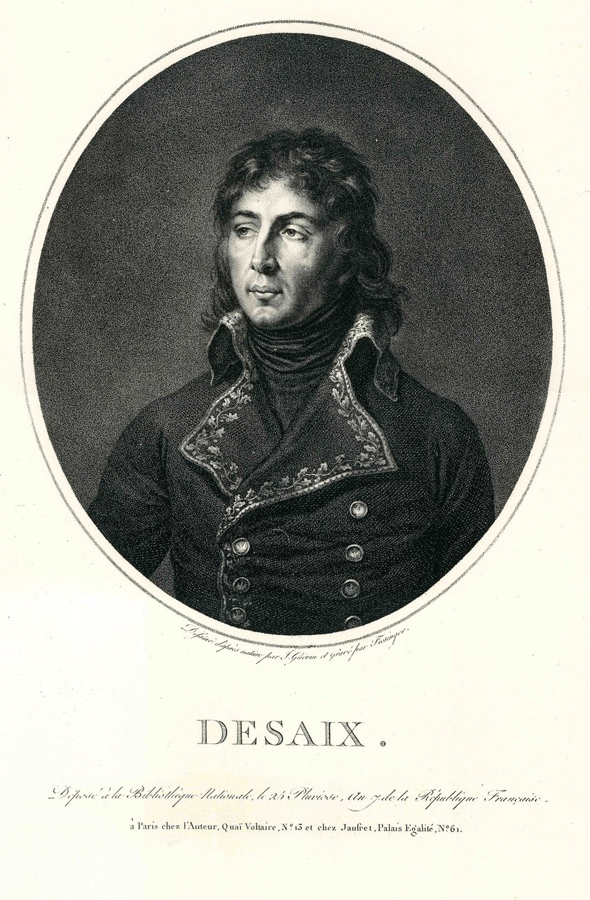 Portrait of Louis Charles Antoine Desaix by Gabriel Fiesinger