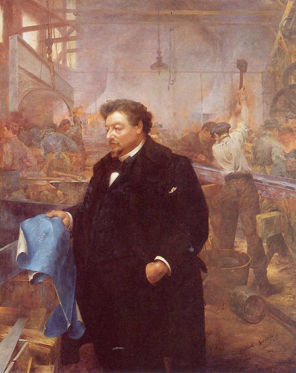 Gustave Eiffel, 1900 by Gabriel Christophe Guerin