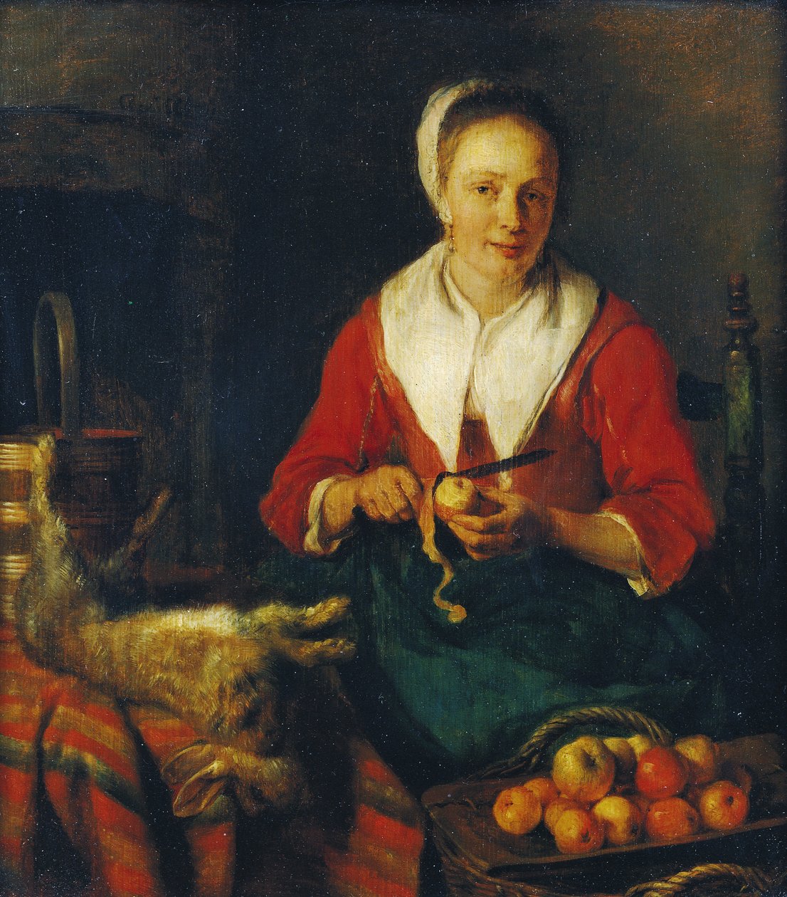 The Apple Peeler by Gabriel Metsu