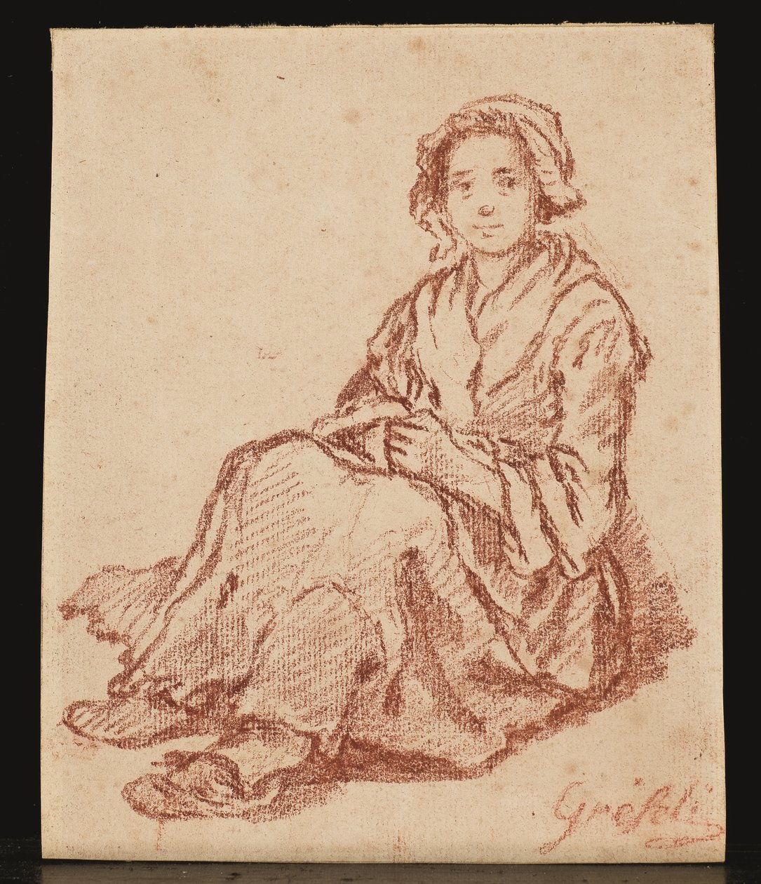 A Seated Woman (Femme assise) by Gabriel Gresly