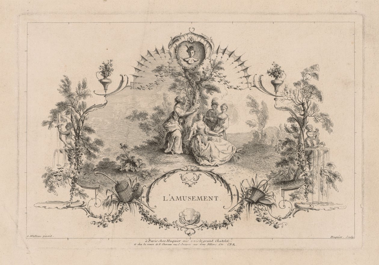 Amusement, Arabesque by Gabriel Huquier