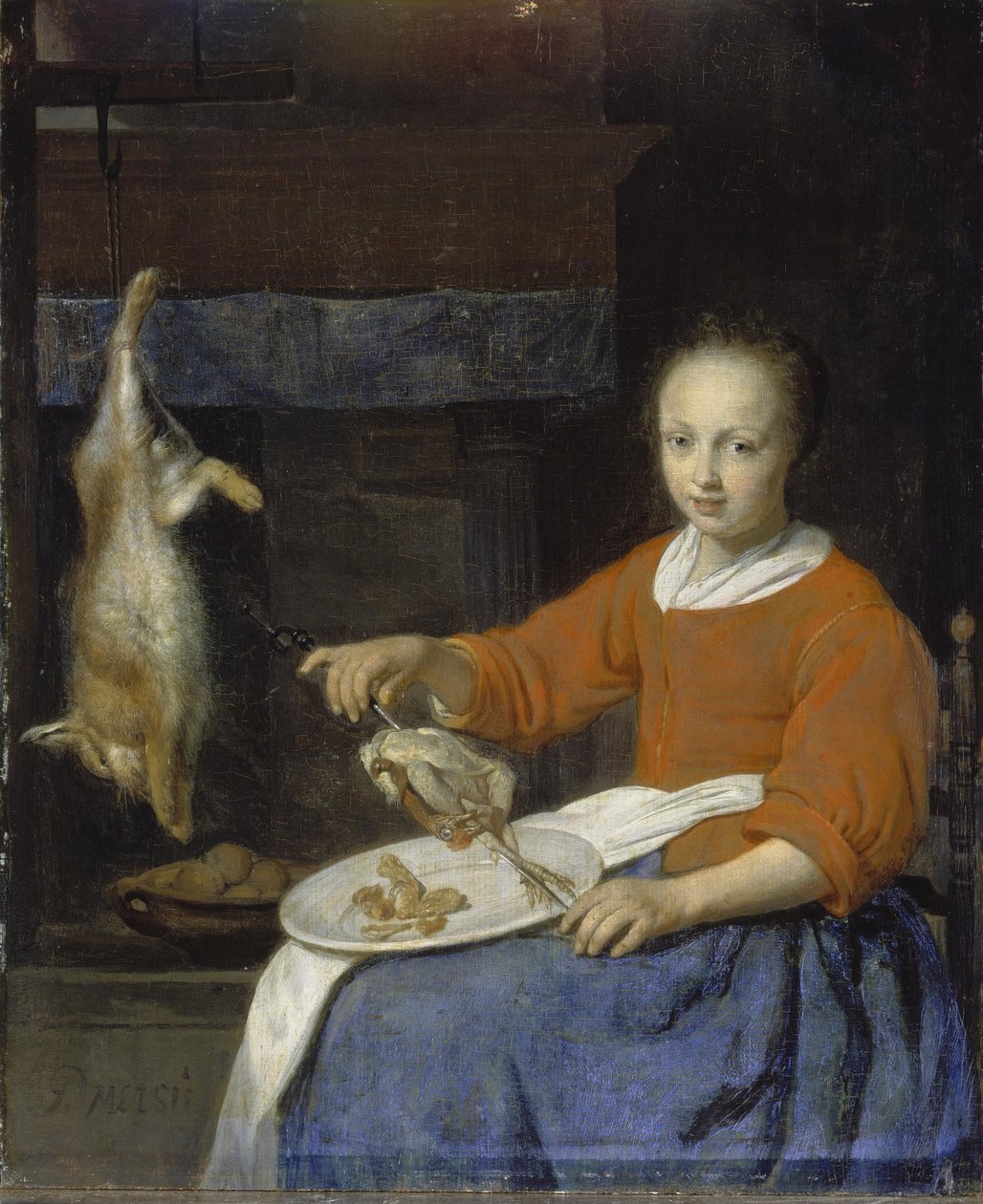 The Kitchenmaid by Gabriel Metsu