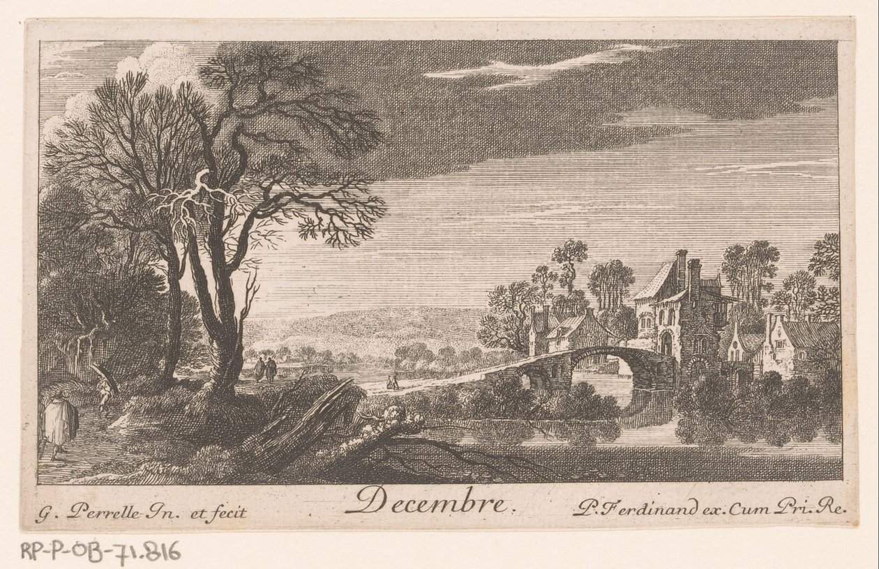 December from The Twelve Months (series title) by Gabriel Perelle
