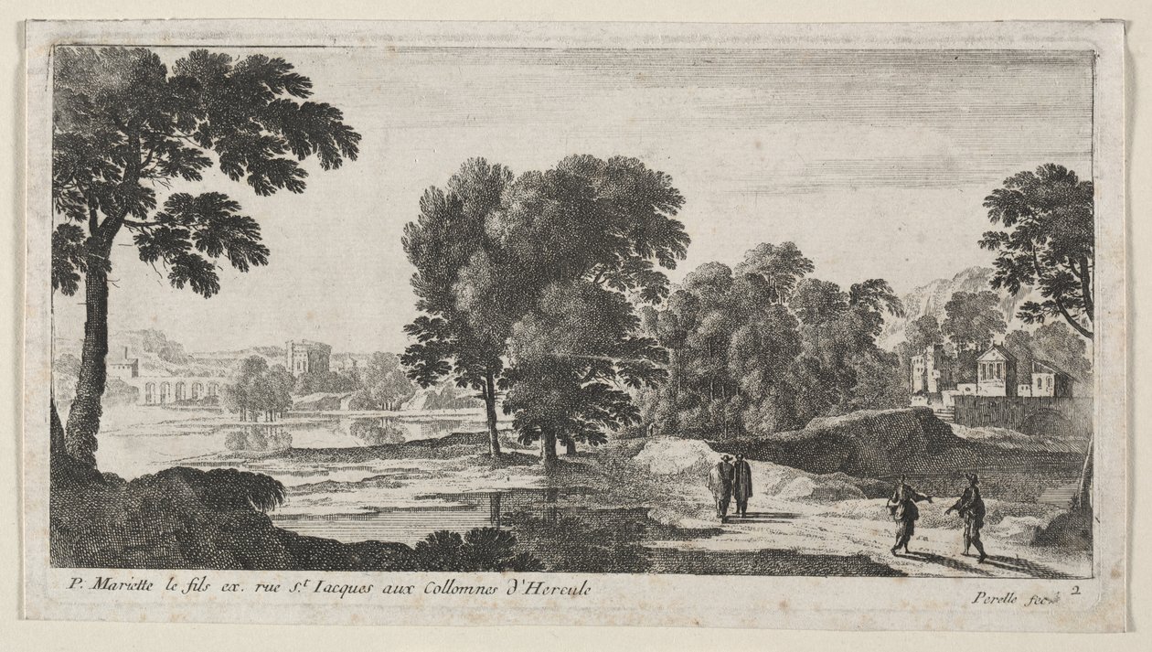 Landscape with Figures by Gabriel Perelle