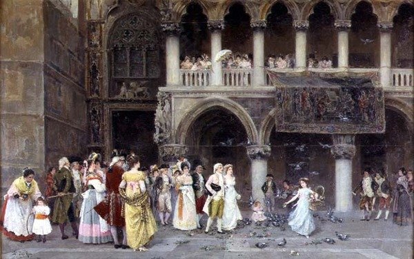 A Venetian Wedding by Gabriel Puig Roda