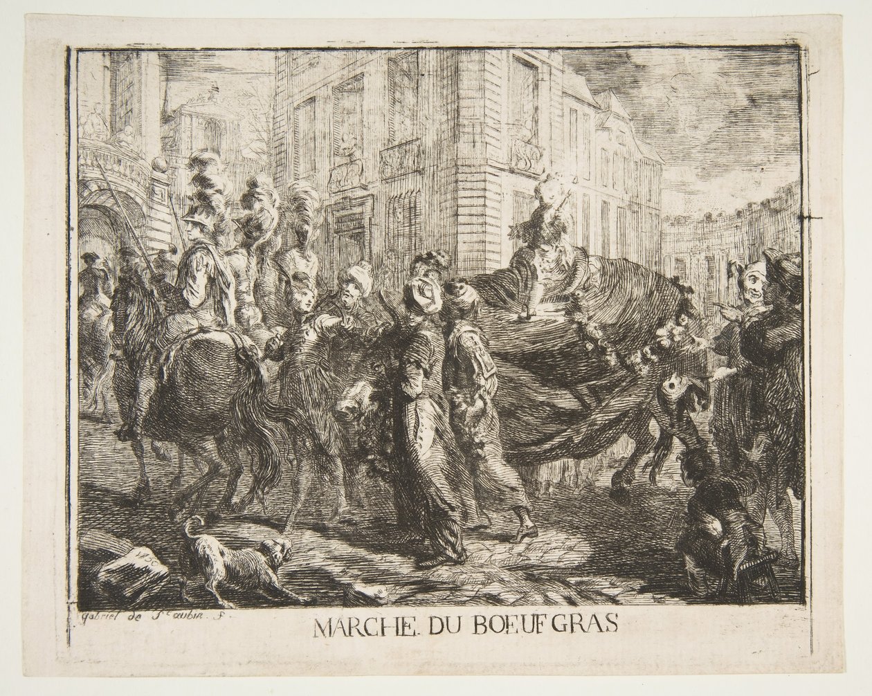 Fat Ox Market by Gabriel de Saint Aubin