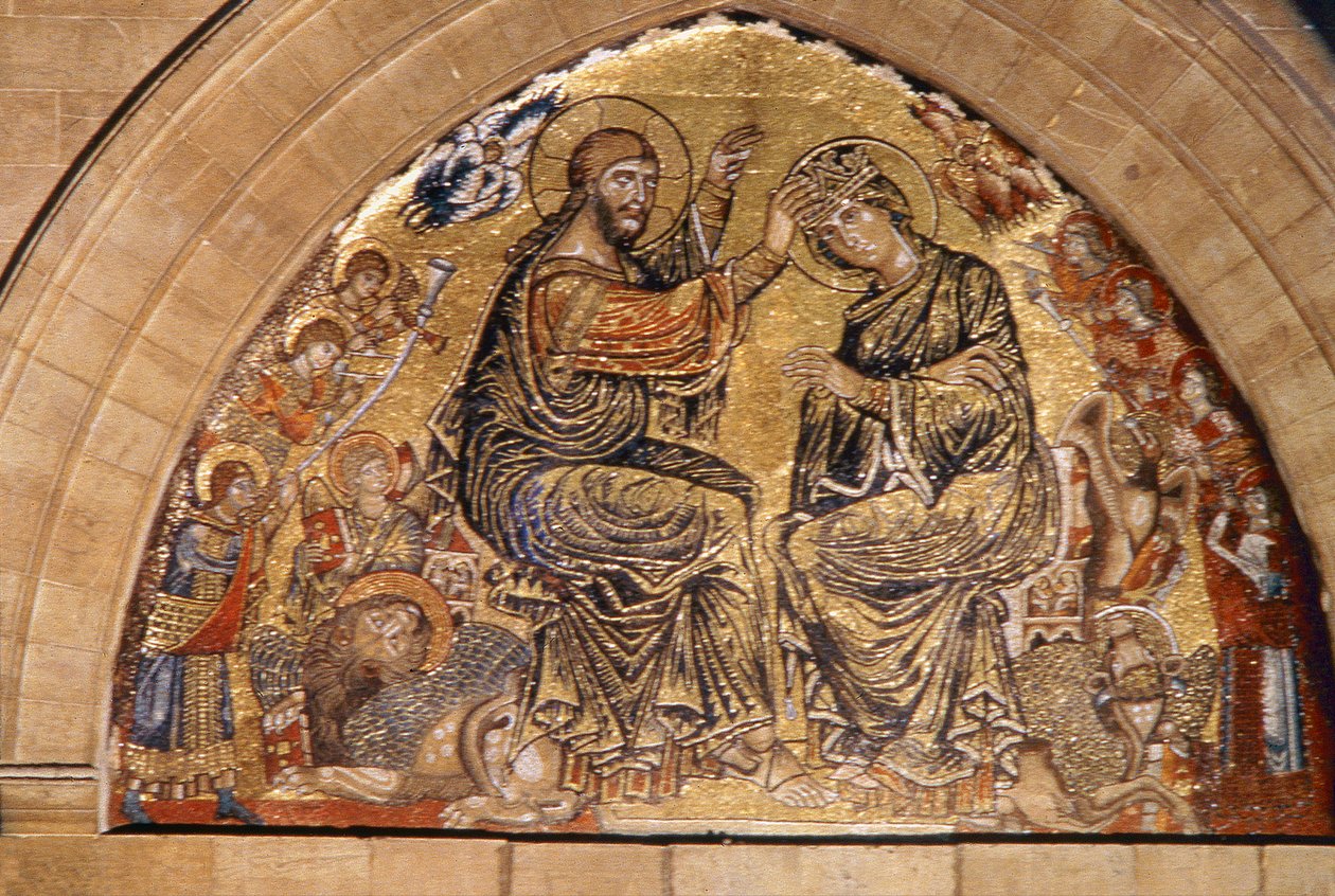 The Coronation of the Virgin by Gaddo di Zanobi Gaddi