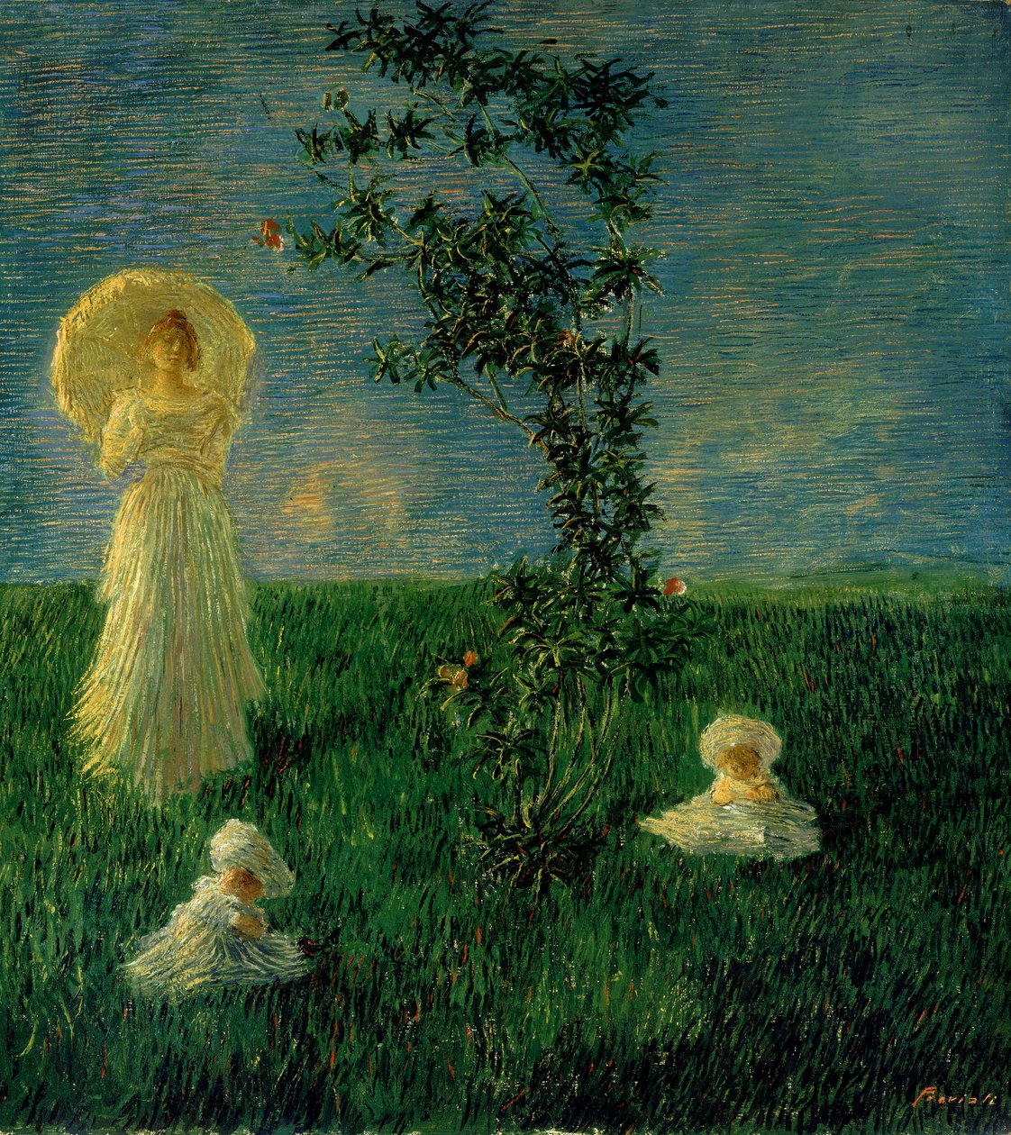 On the Meadow by Gaetano Previati