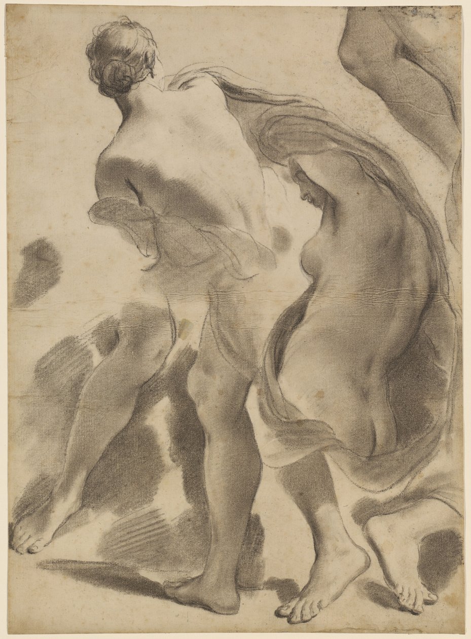Studies of Female Nudes by Gaetano Gandolfi