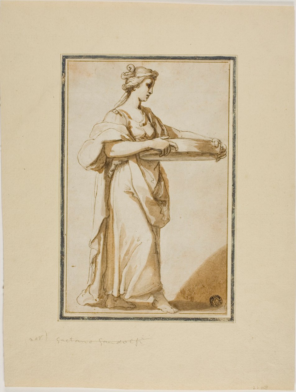 Vestal Virgin Tuccia by Gaetano Gandolfi