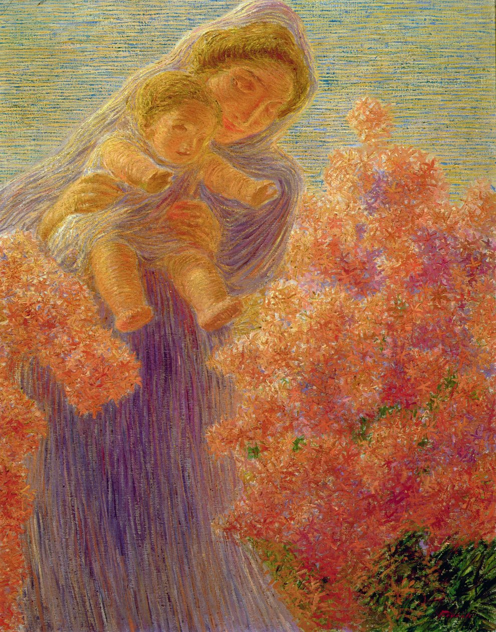 Mother and Child by Gaetano Previati