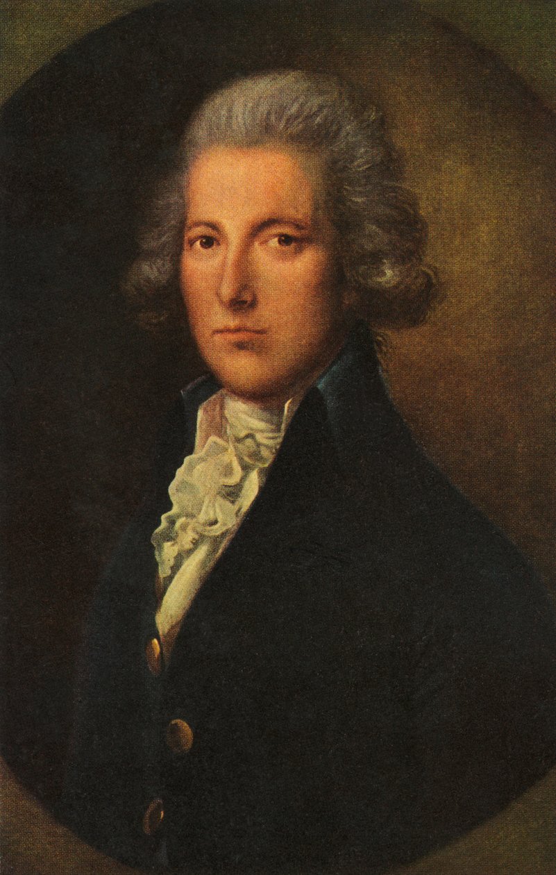William Pitt - Portrait by Gainsborough Dupont