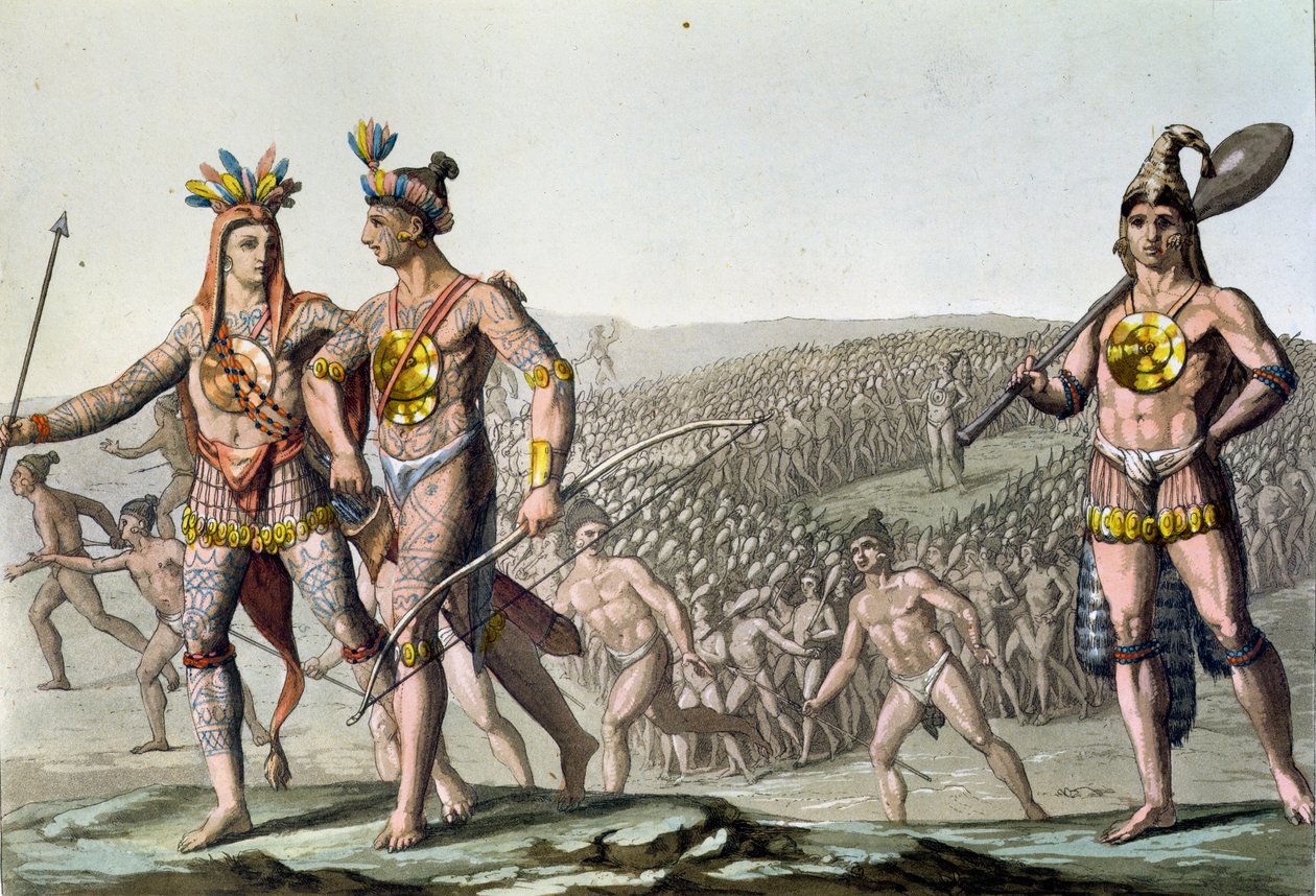 The Chiefs of Florida on Their Way to War by Gallo Gallina