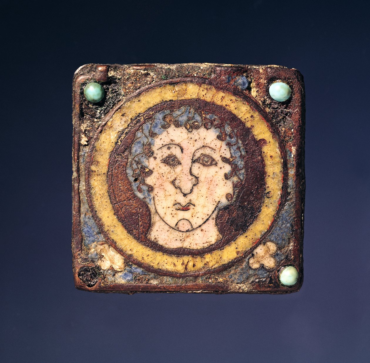 Fibula with the Face of a Young Man by Gallo Roman