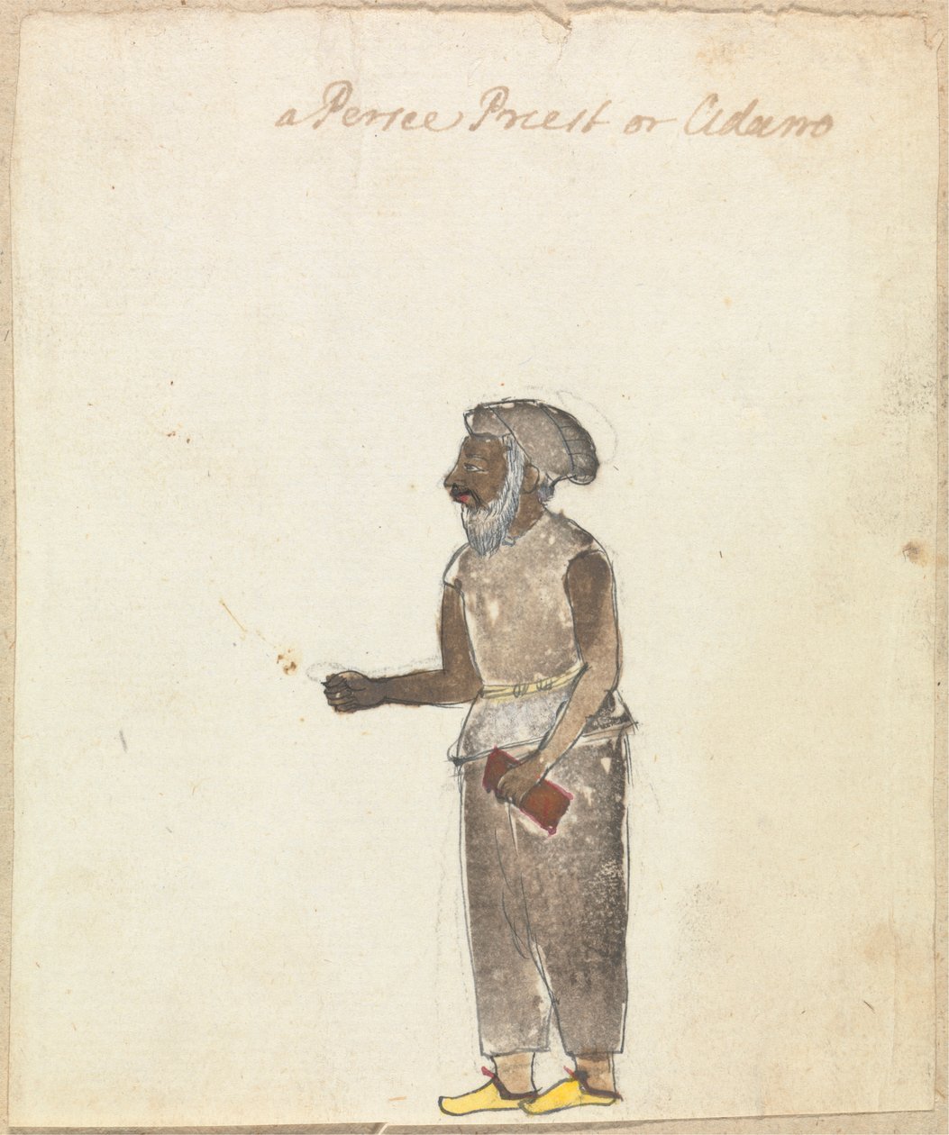 A Parsee Priest or Adam by Gangaram Chintaman Tambat