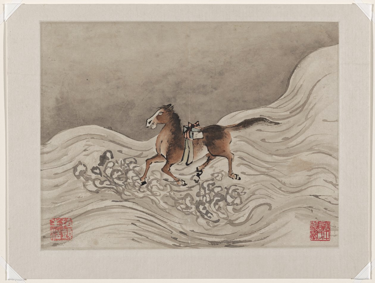 Finger Painting, from an Album of Ten by Gao Qipei
