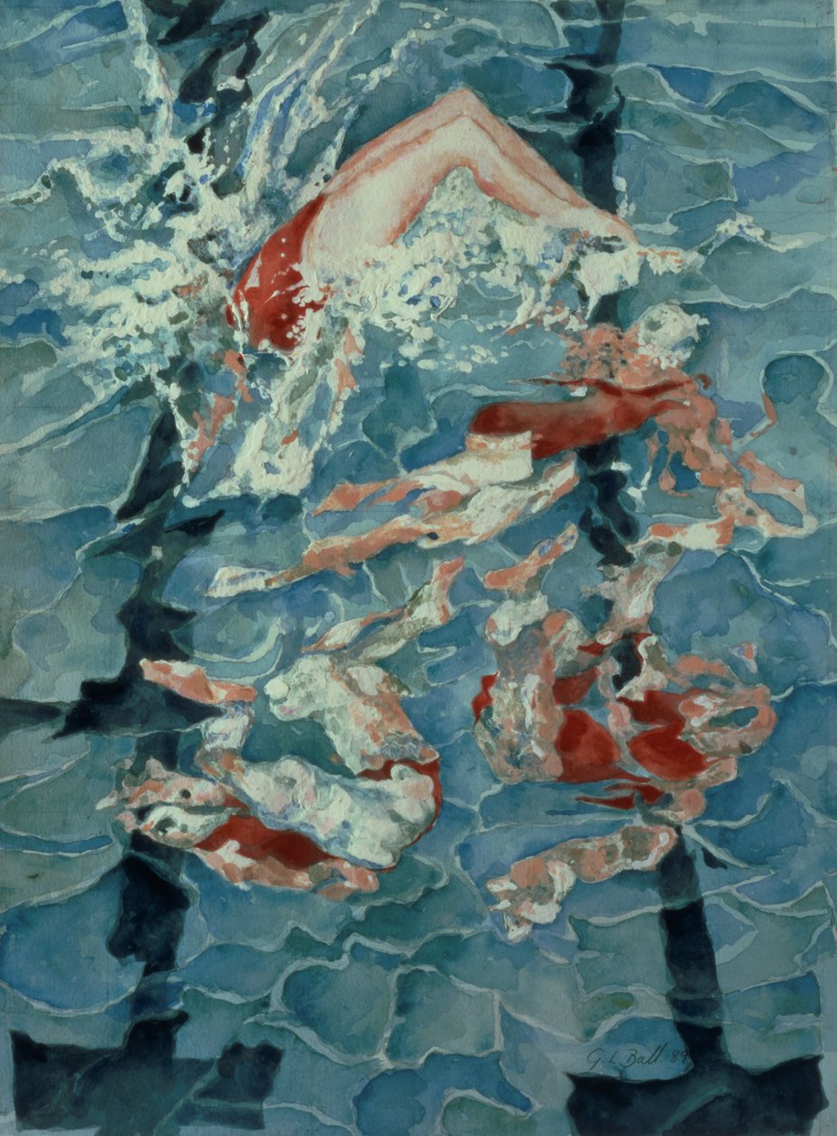 Synchronised Swimming, 1989 by Gareth Lloyd Ball