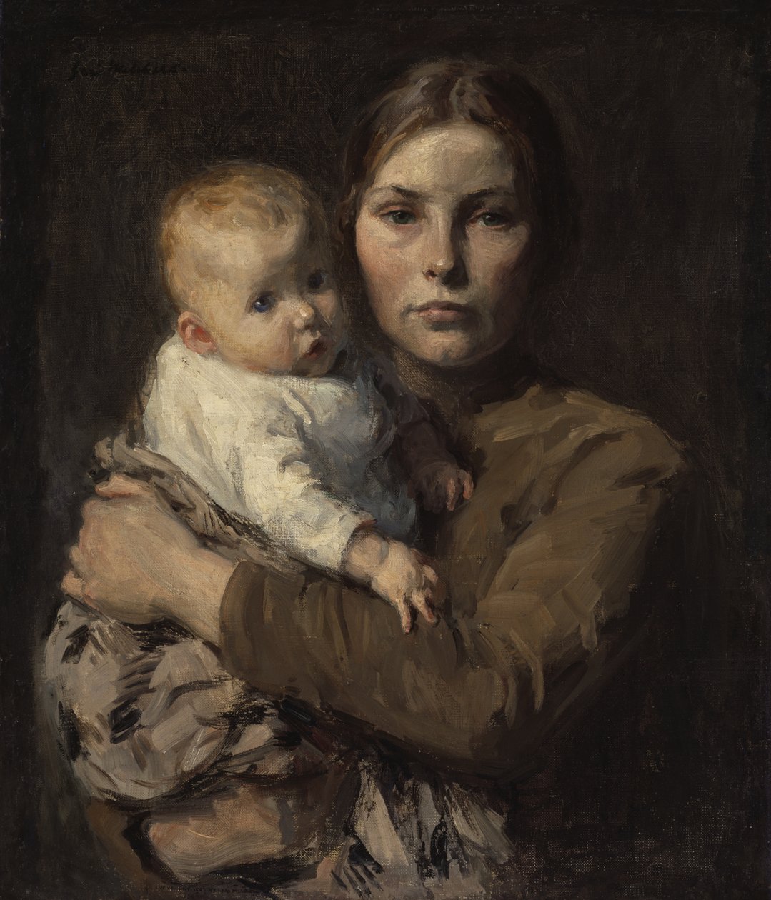 Mother and Child, c.1906 by Julius Garibaldi Melchers