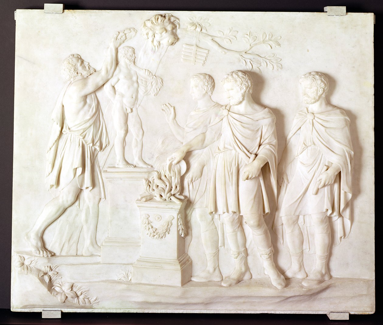 Sacrifice to Hercules, c.1766 by Gaspar Vanderhagen