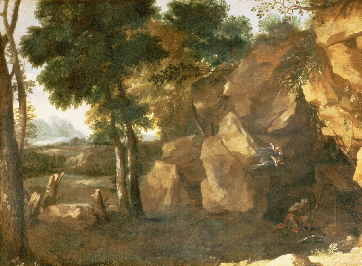 St. Jerome by Gaspard Poussin Dughet