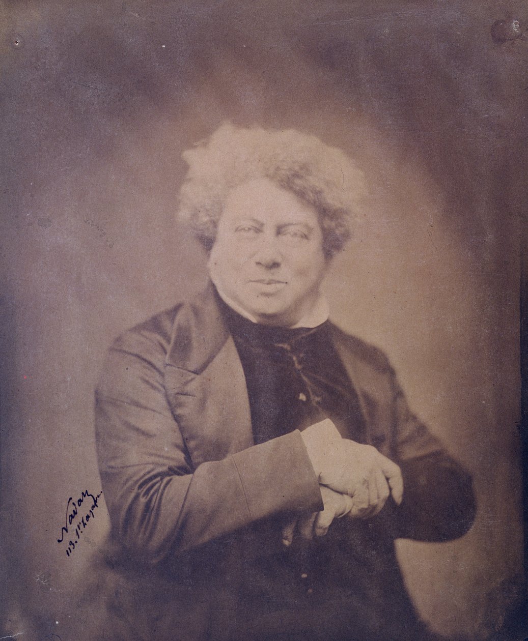 Portrait of Alexandre Dumas pere (1803-70) by Nadar