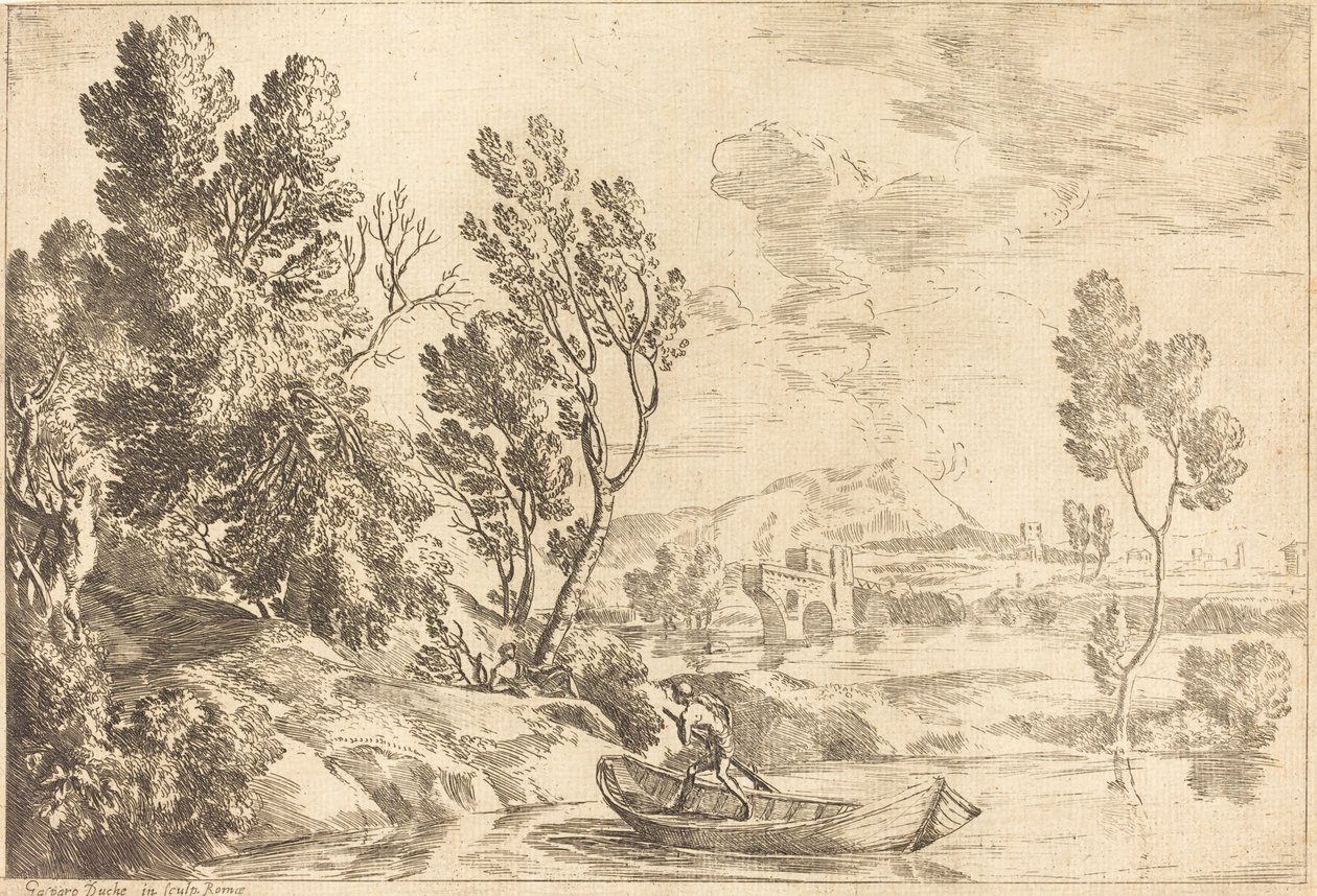 Roman Landscape by Gaspard Dughet
