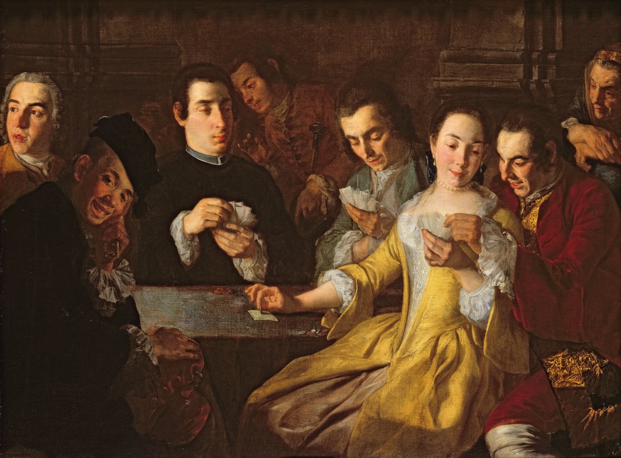 The Card Party by Gaspare Traversi