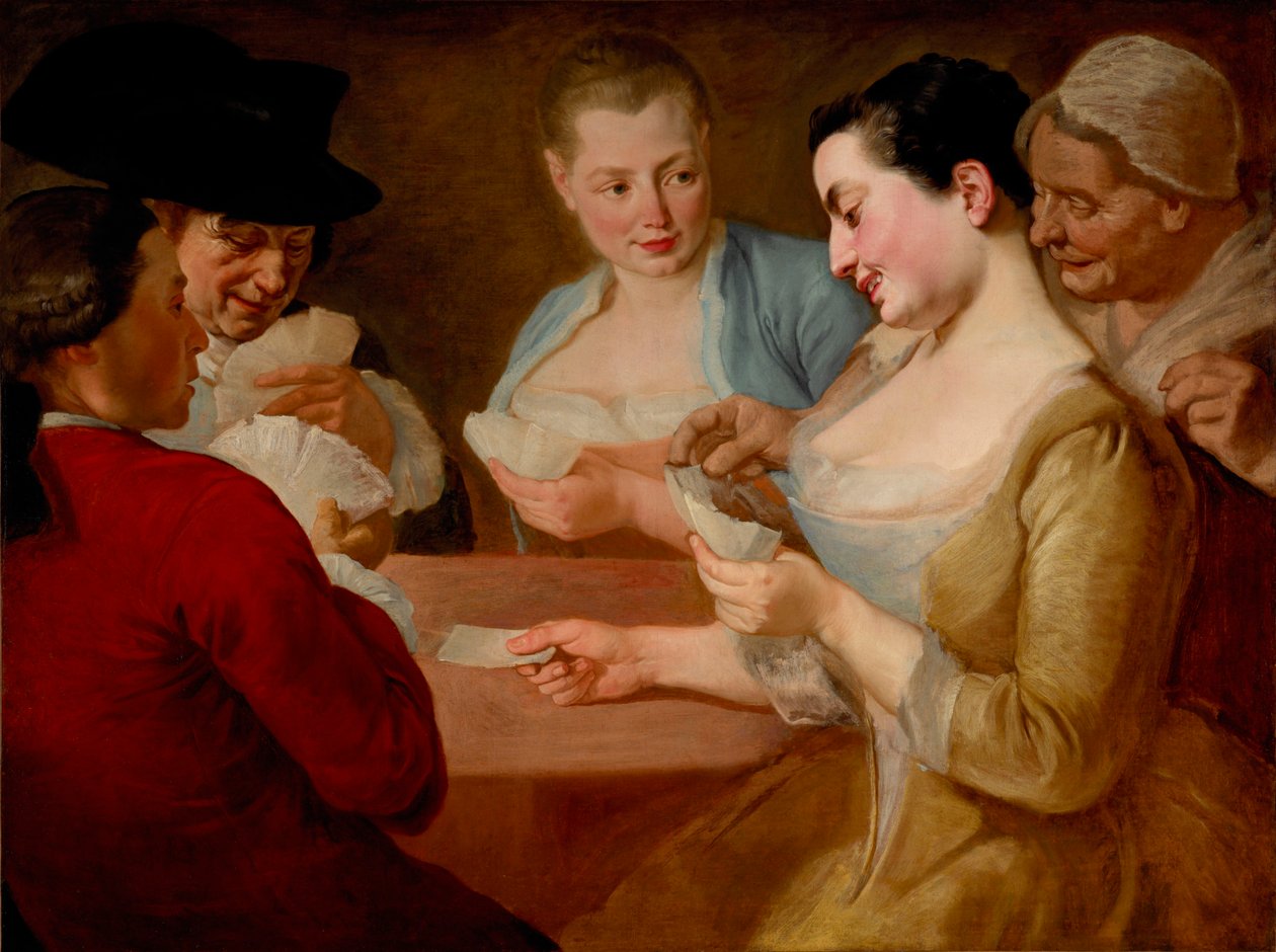 The Card Players by Gaspare Traversi