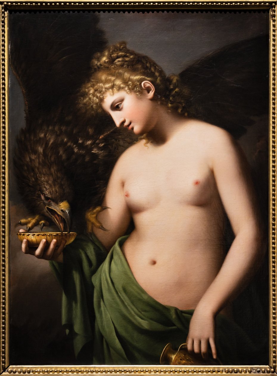 Hebe as cupbearer of Jupiter