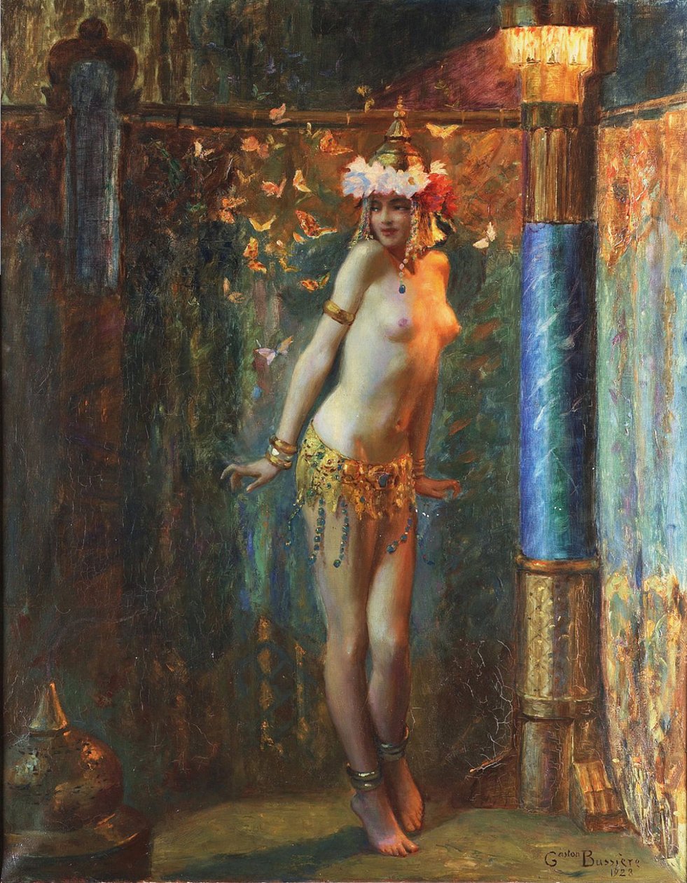 The Dance of Salome or the Golden Butterfly by Gaston Bussiere