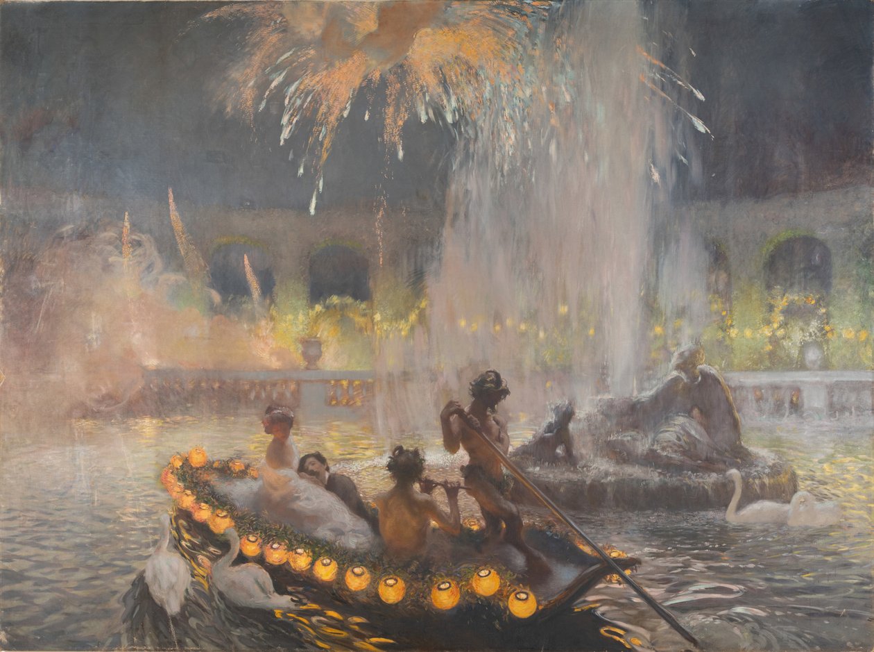 Night Festival at Versailles by Gaston La Touche de