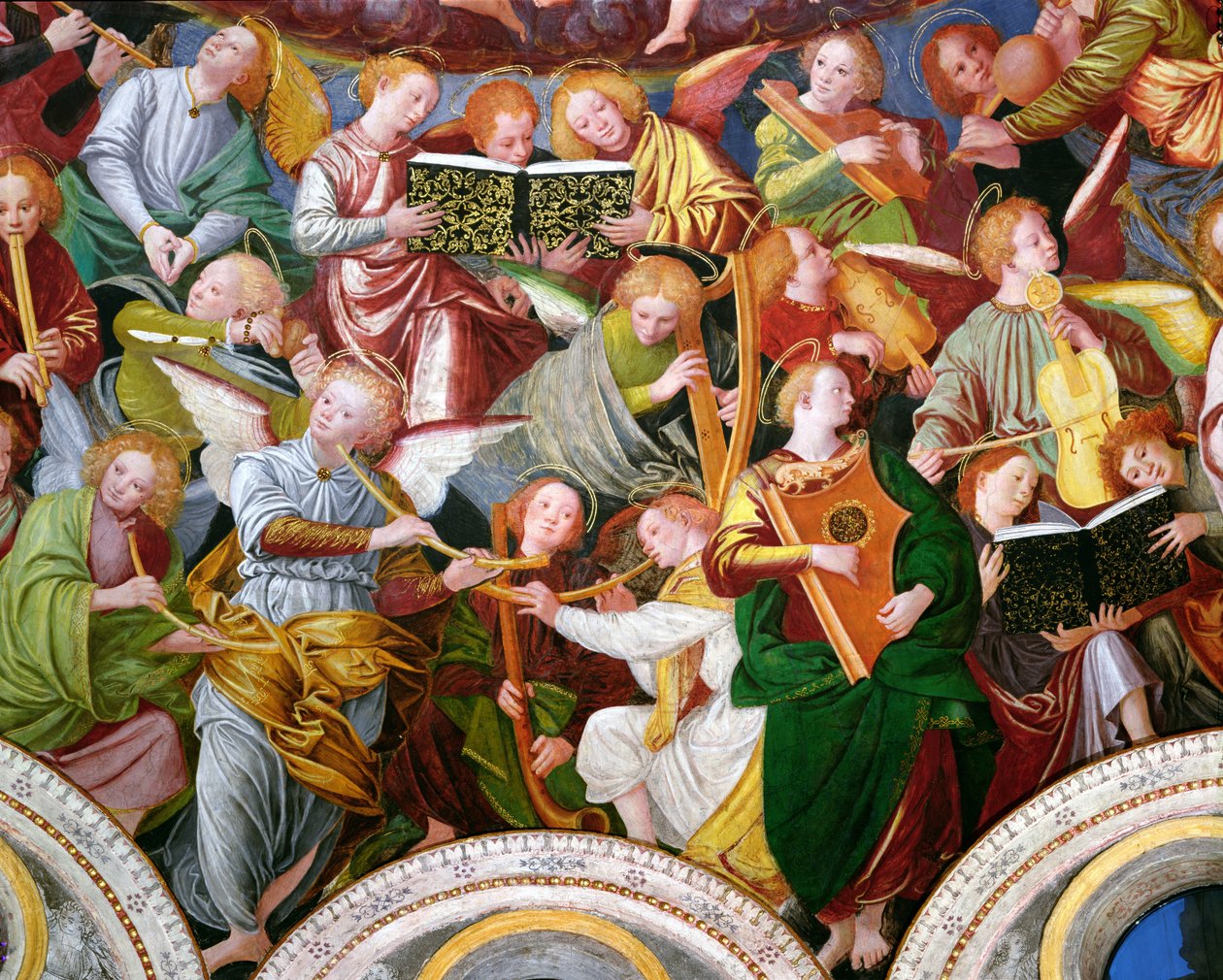 The Concert of Angels, 1534-36 (detail) by Gaudenzio Ferrari