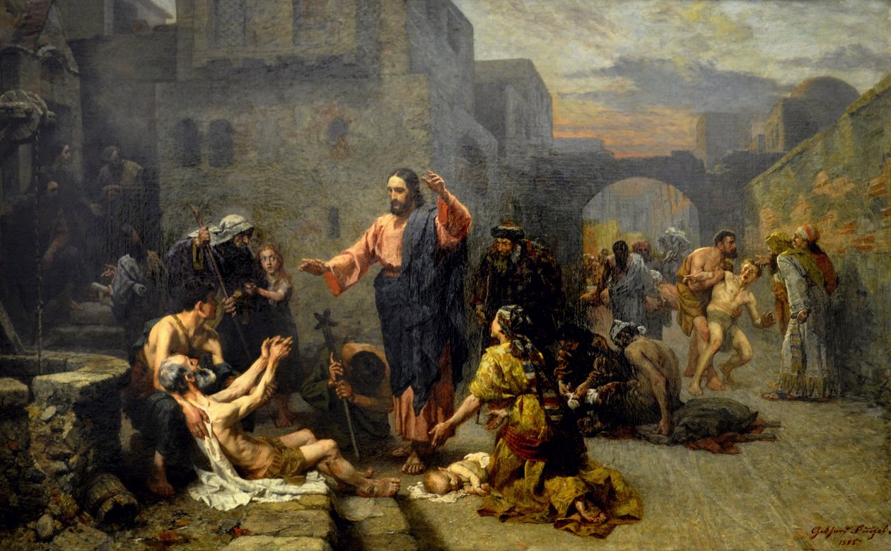 Healing the Sick by Gebhard Fugel