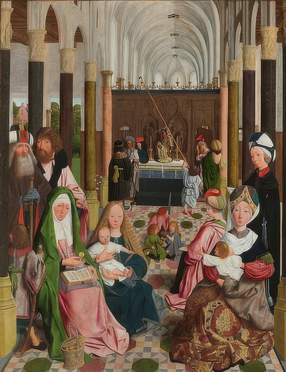 The Holy Kinship by Geertgen Tot sint Jans