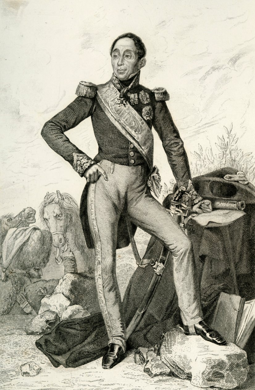 Emmanuel de Grouchy, Marquis de Grouchy by Geille