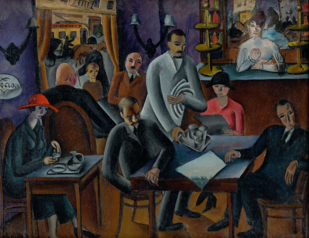 In the Cafe by Gejza Schiller