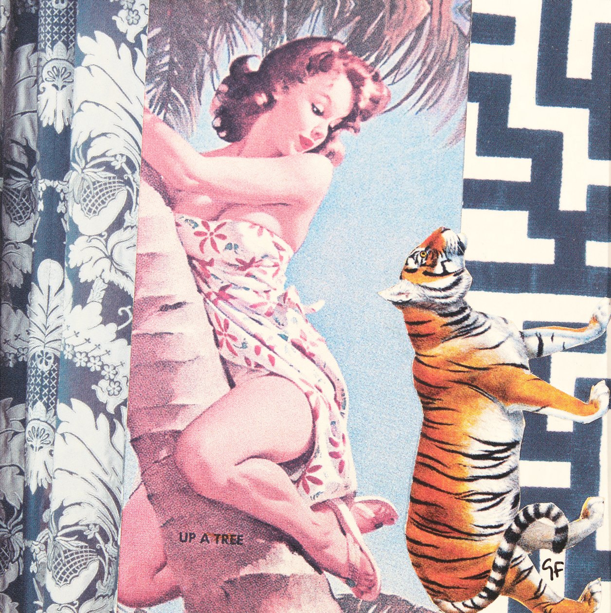 Climbing Girl with Tiger, 2016 by Genevieve French