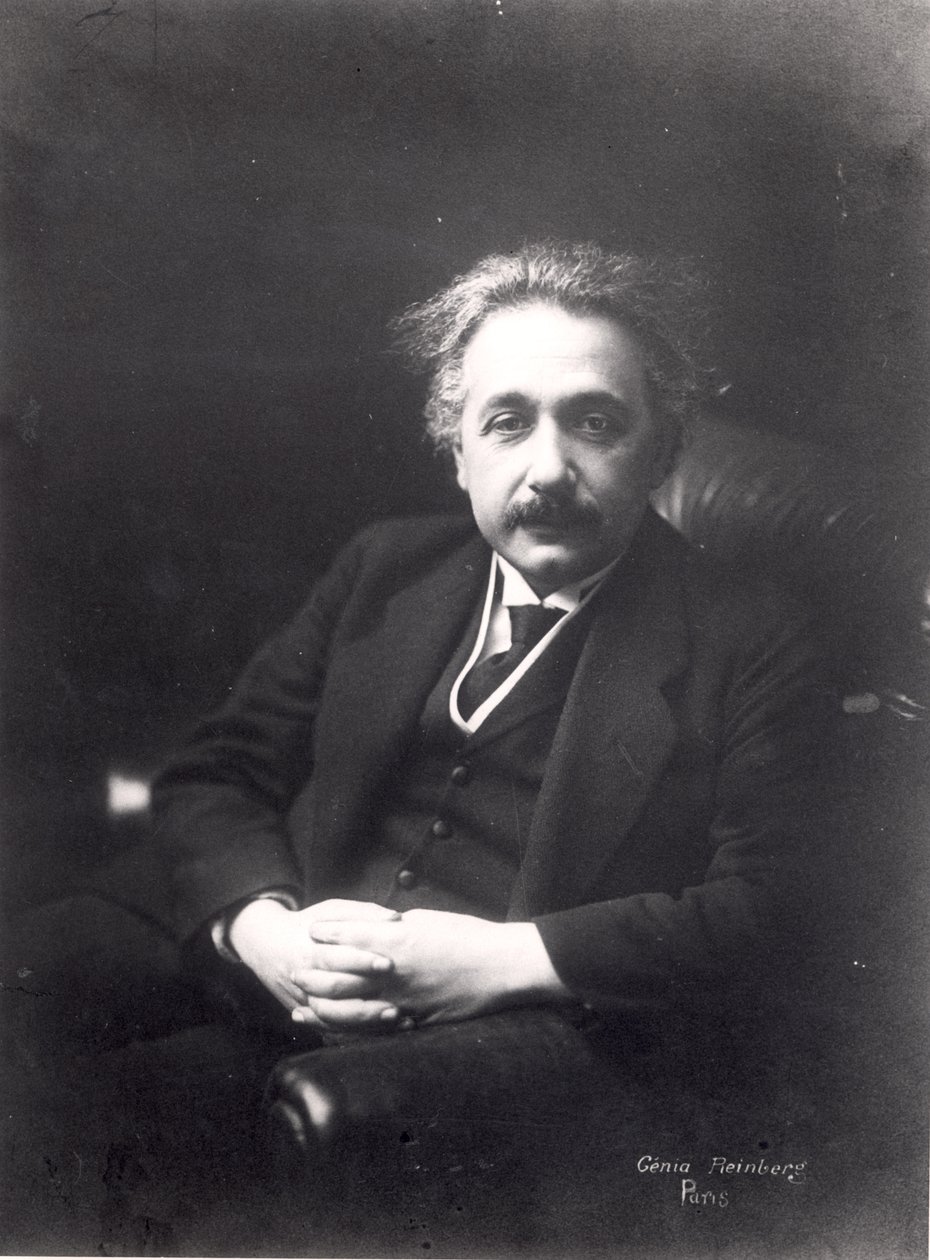 Albert Einstein, c.1922 by Genia Reinberg