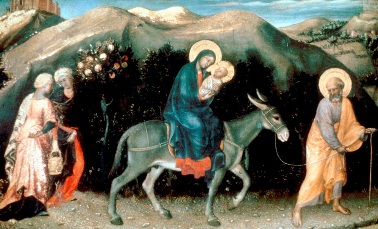 Flight into Egypt by Gentile da Fabriano