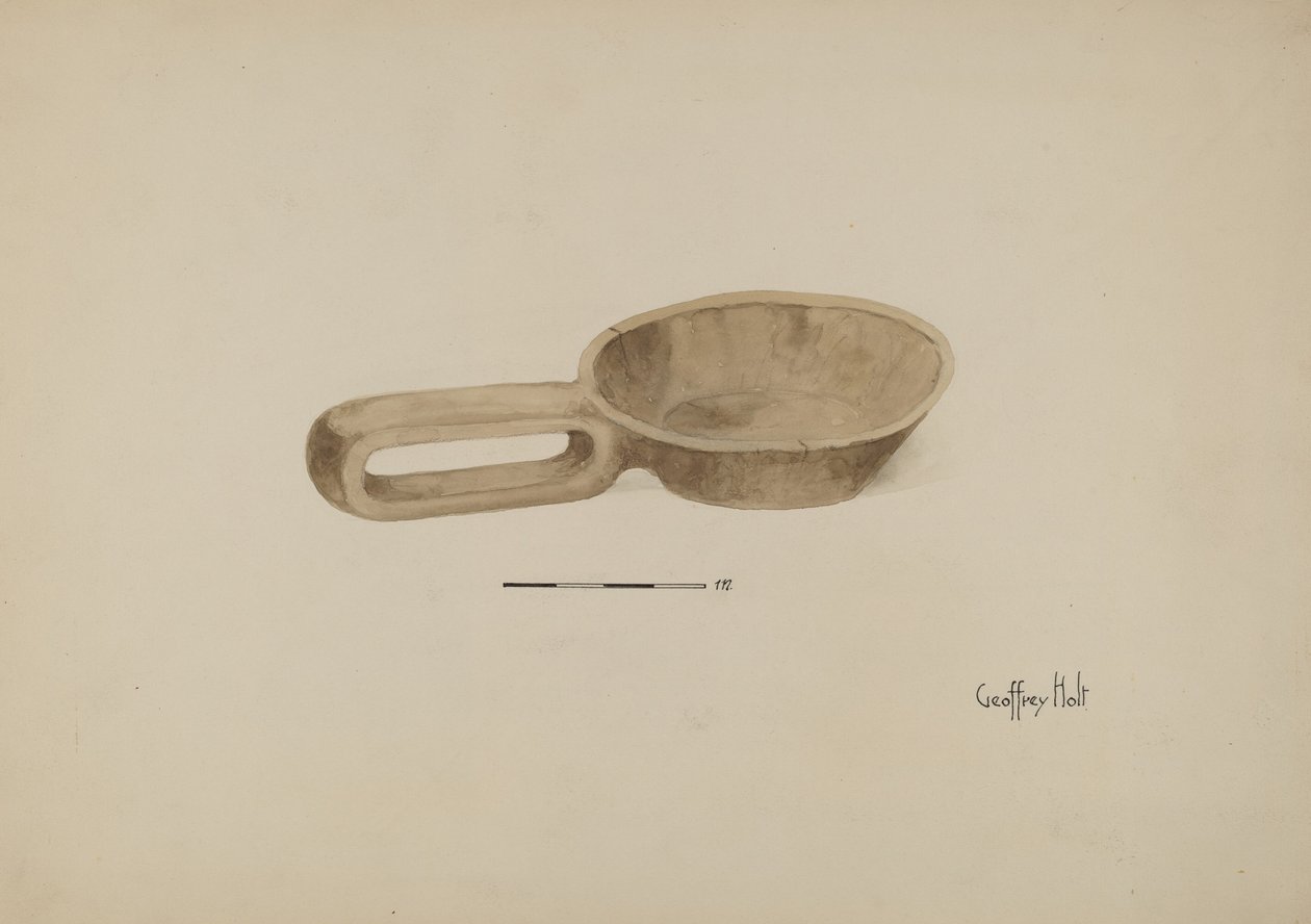 Oil Wood Ladle by Geoffrey Holt
