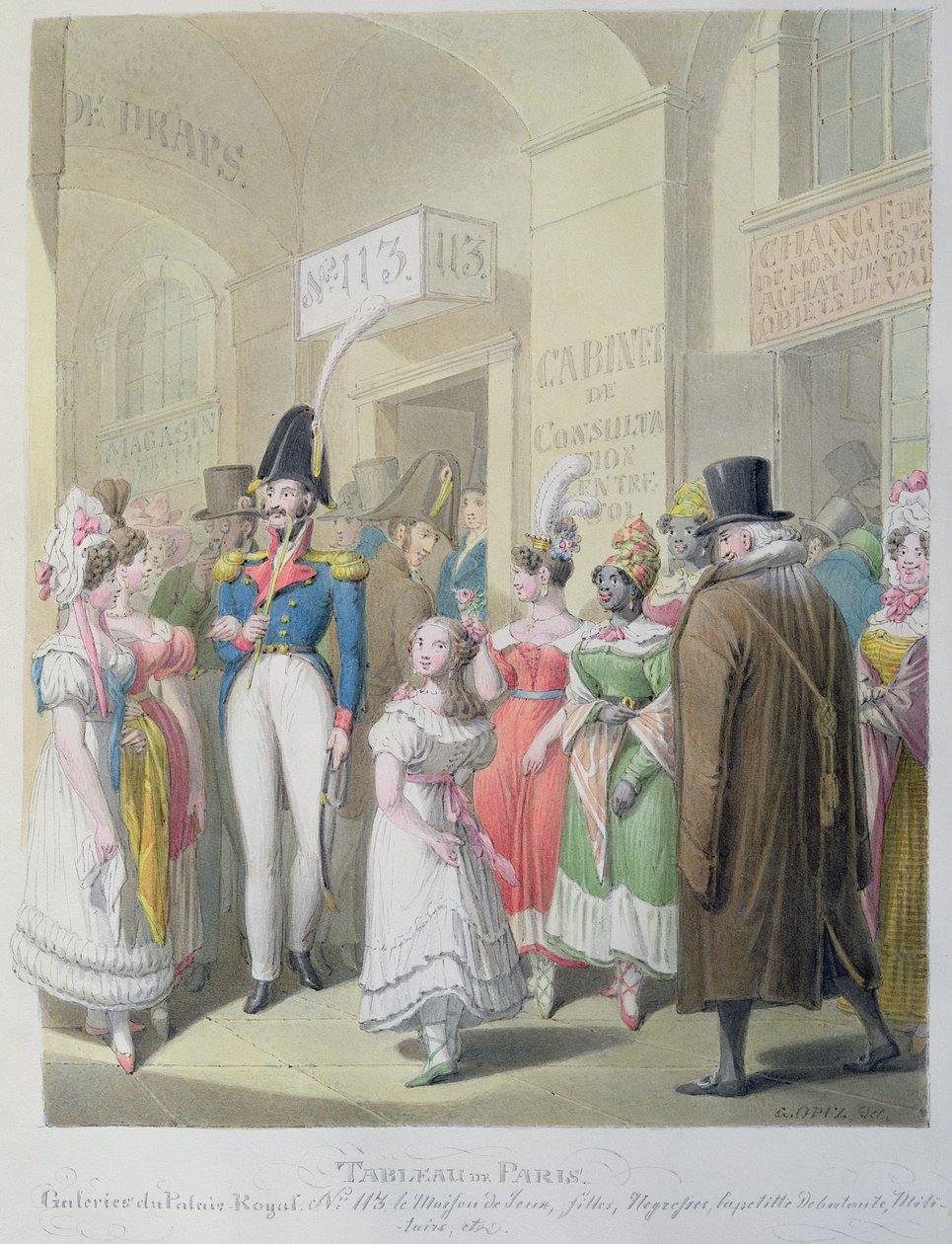 Galeries du Palais-Royal by Georg Emanuel Opitz