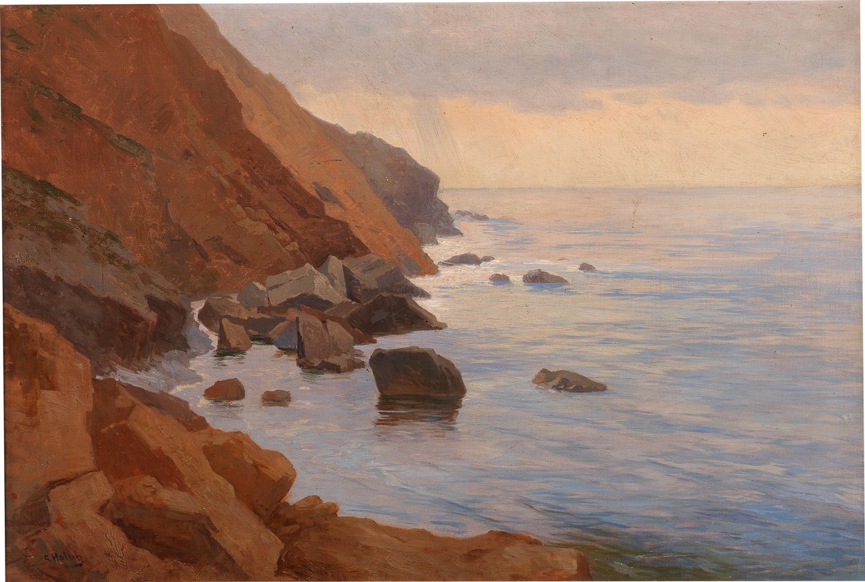 Shore at Ragusa by Georg Holub