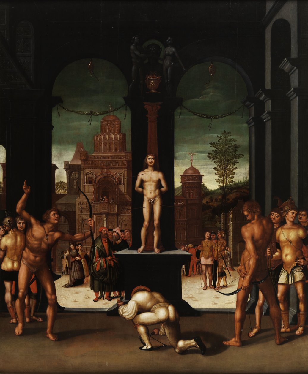 The Martyrdom of Saint Sebastian by Georg Pencz