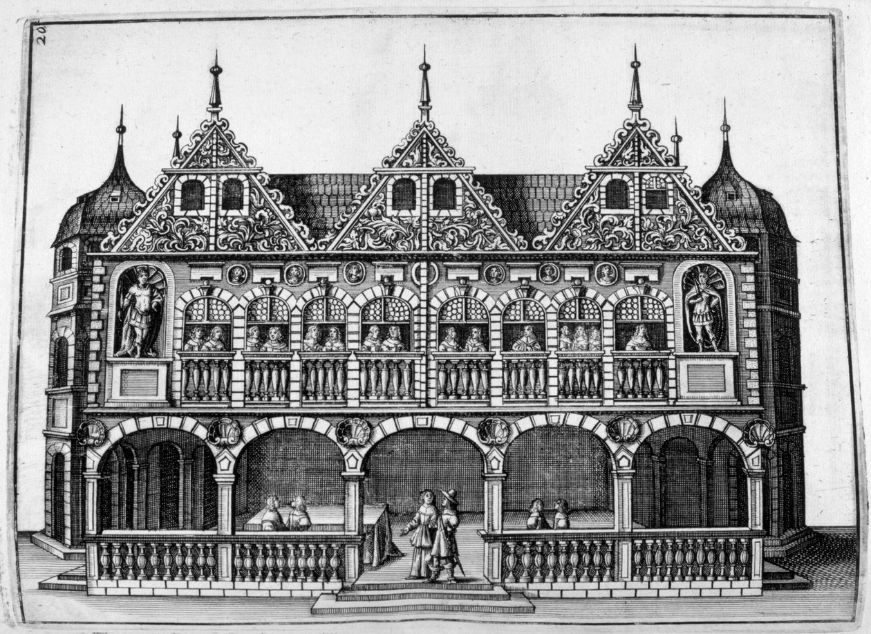 Chateau Design, 1664 by Georg Andreas Bockler
