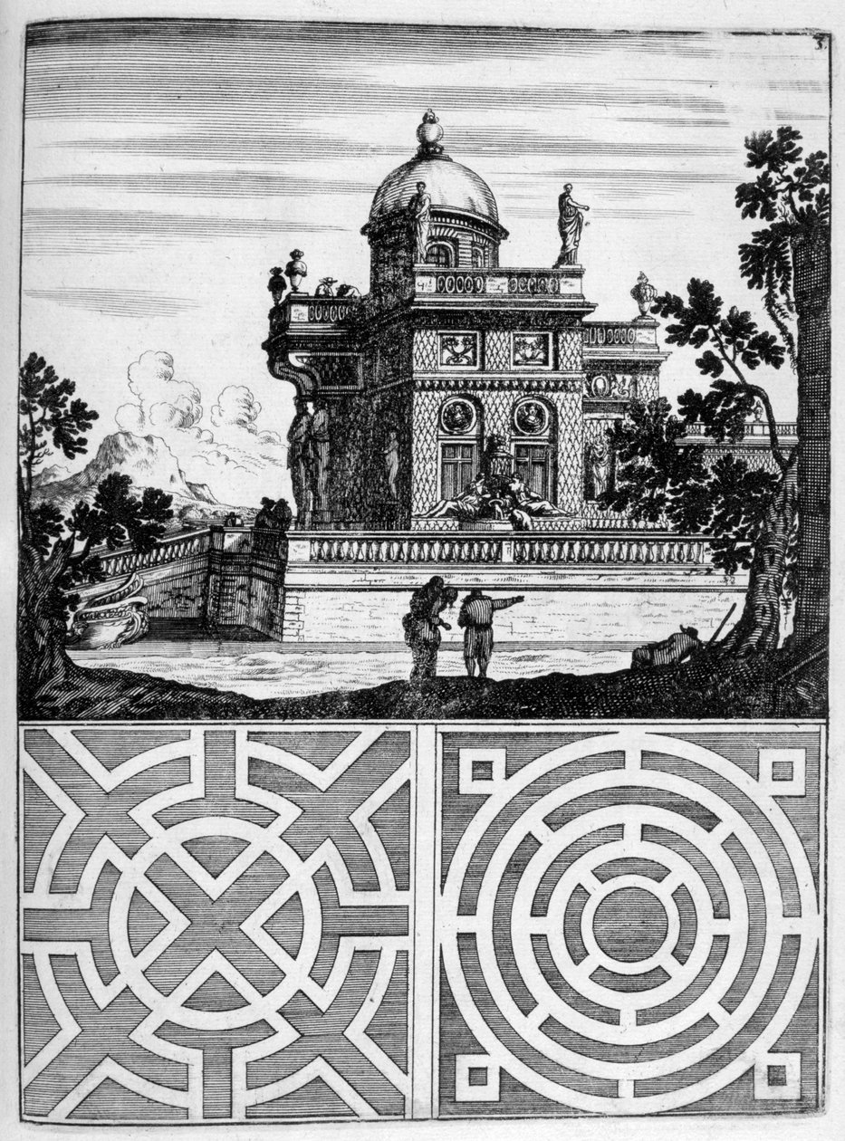 House and garden design by Georg Andreas Bockler