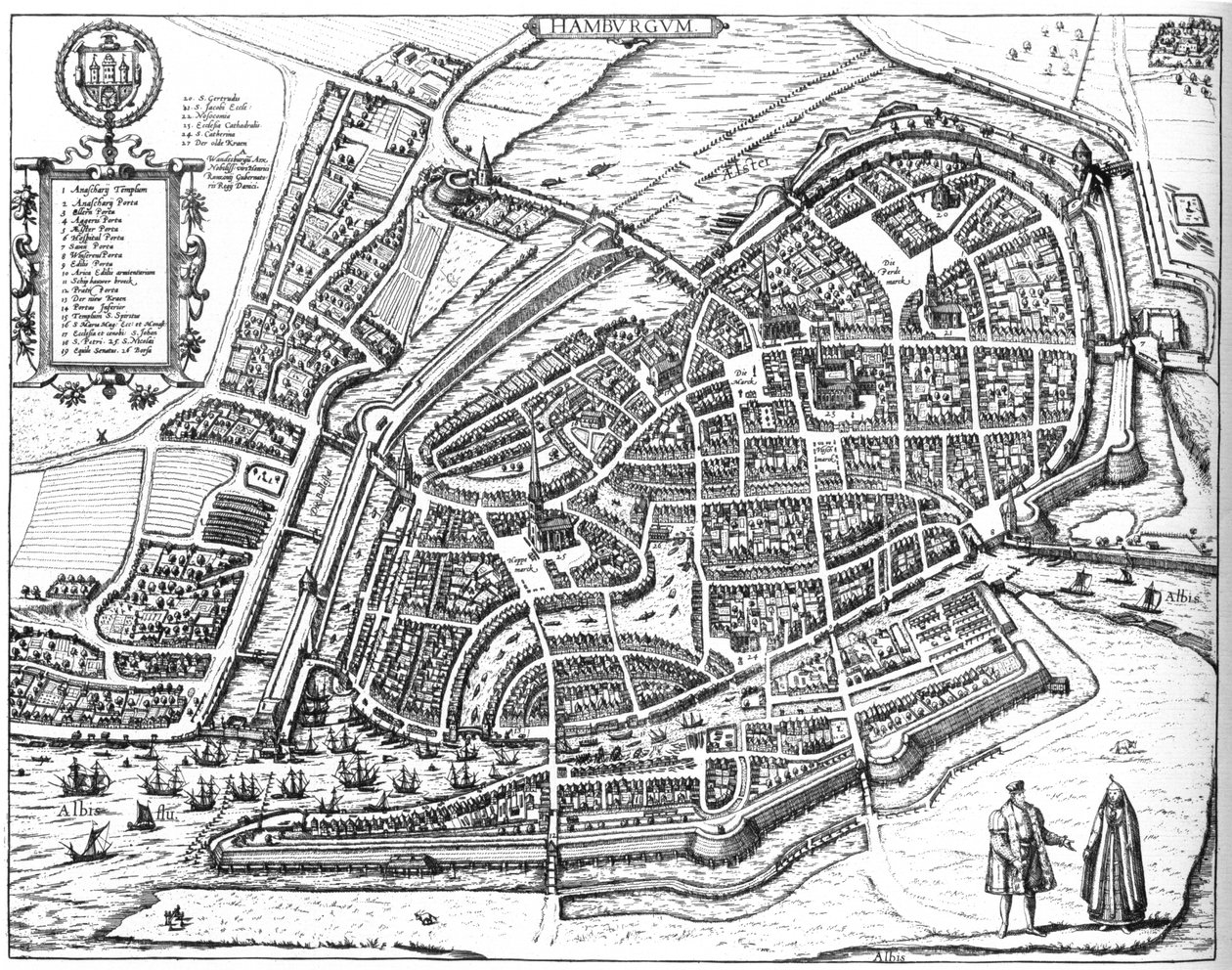 Hamburg by Georg Braun
