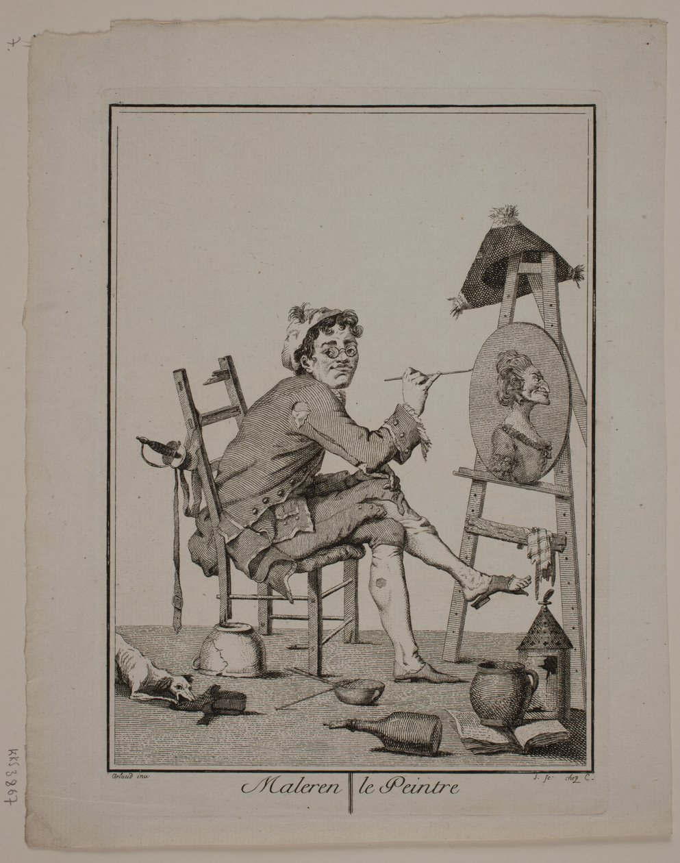 The Painter by Georg Christian Schule