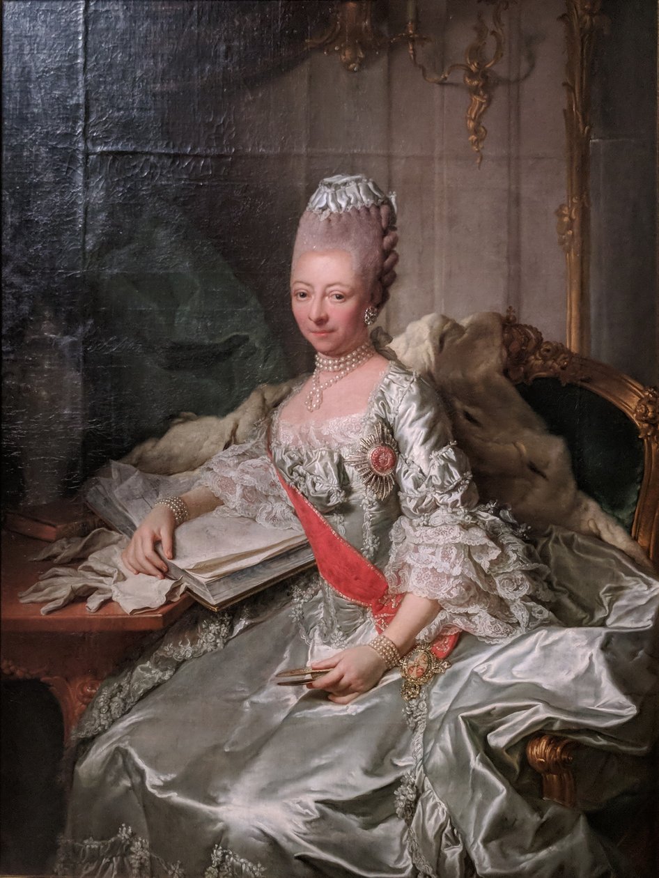 Duchess Luise Friederike of Mecklenburg-Schwerin by Georg David Matthieu