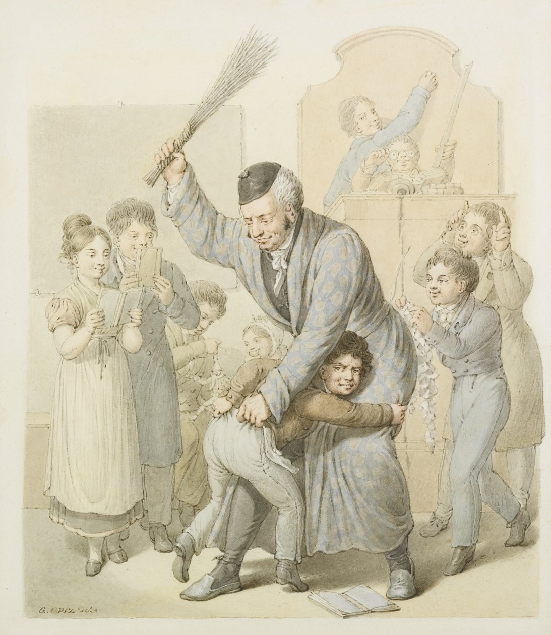 The Punishment in School Classroom by Georg Emanuel Opiz